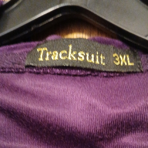 Women's Purple Velour Jacket - Picture 3 of 3